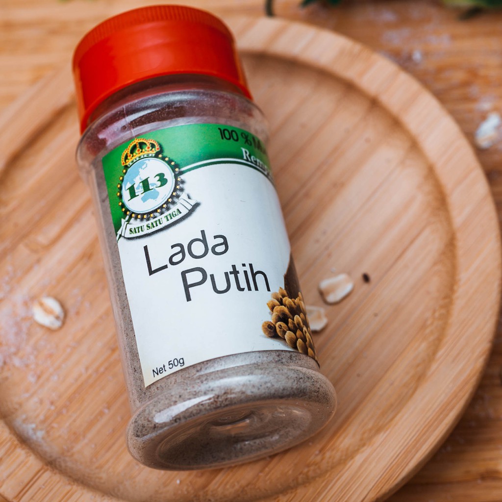 113 Lada Putih / White Pepper - 50g thumbnail 2