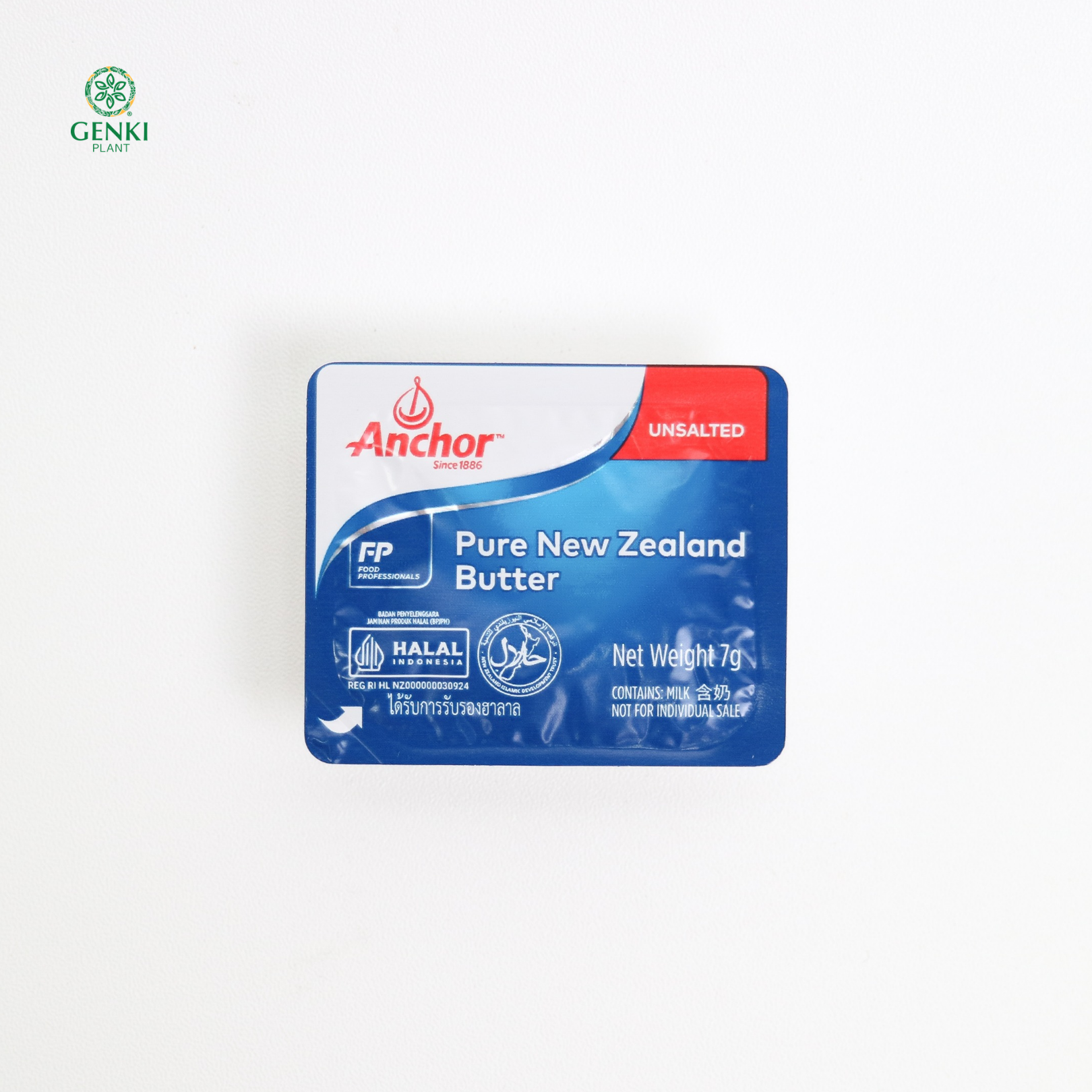 Anchor Unsalted Butter Minidish / Mentega Tawar - 7 g