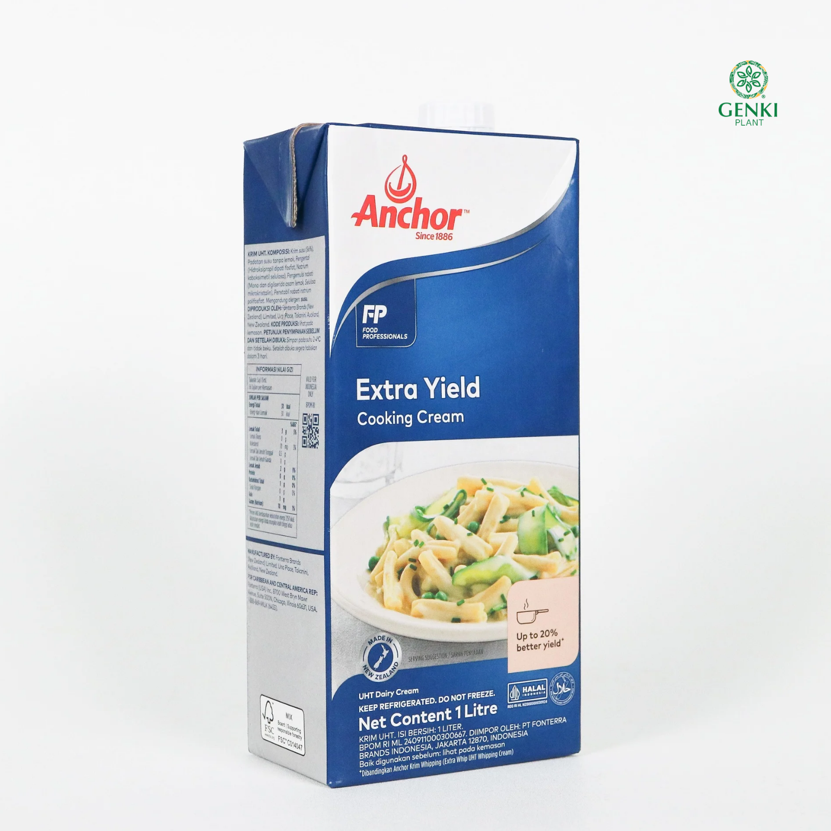Anchor Extra Yield Cooking Cream / Krim Masak - 1 L