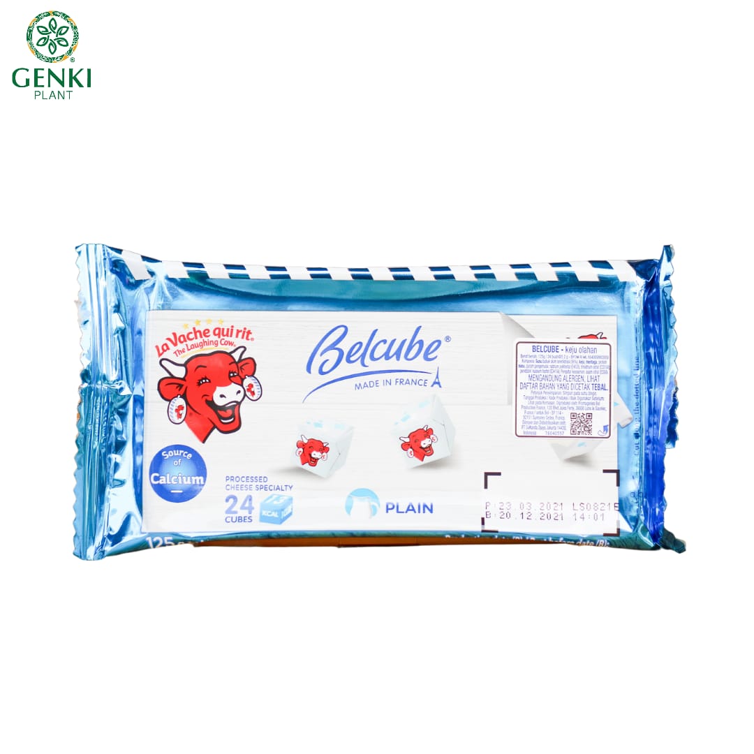 Belcube Cheese for Baby (Plain) / Keju MPASI - 125 g (24 cubes)