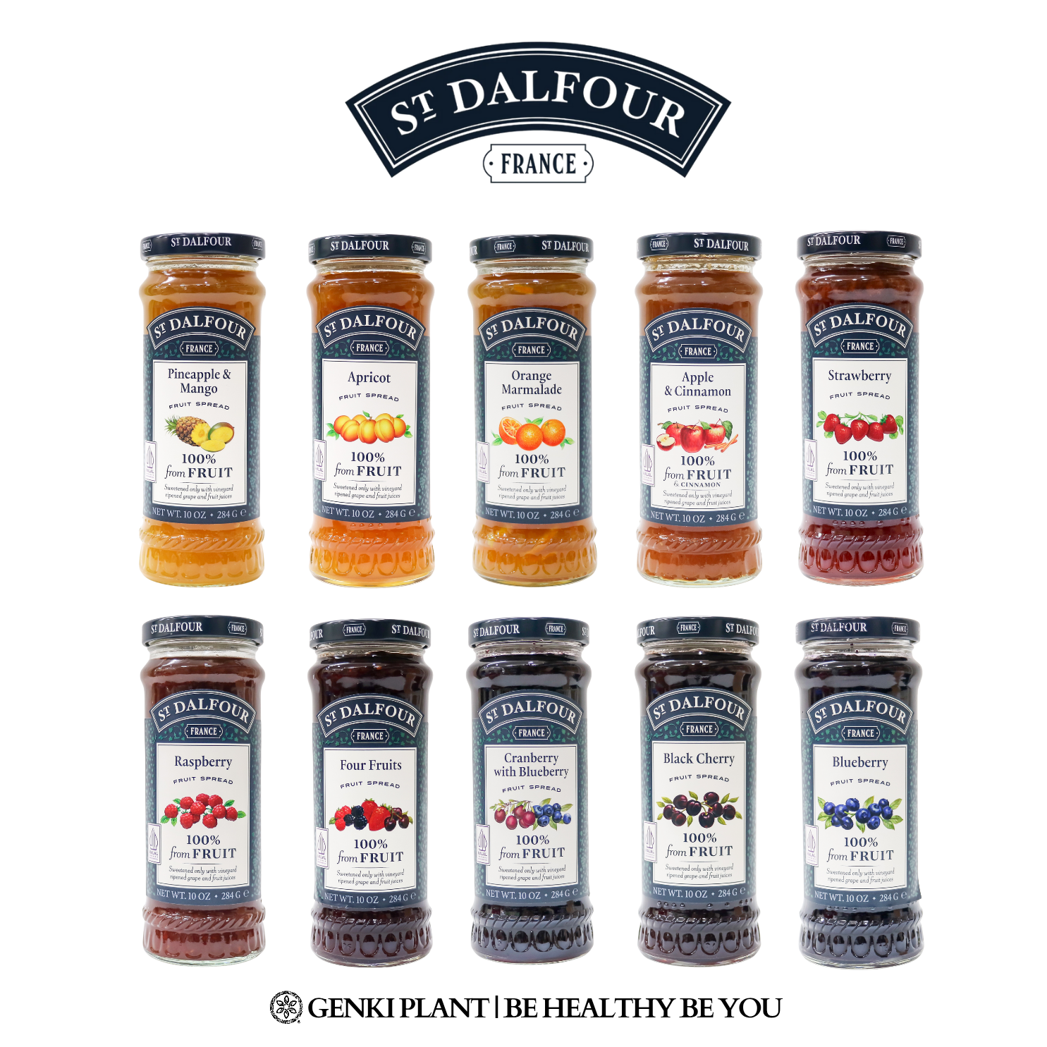 St Dalfour Selai Buah Prancis / Jam Fruit Spread - 284 g