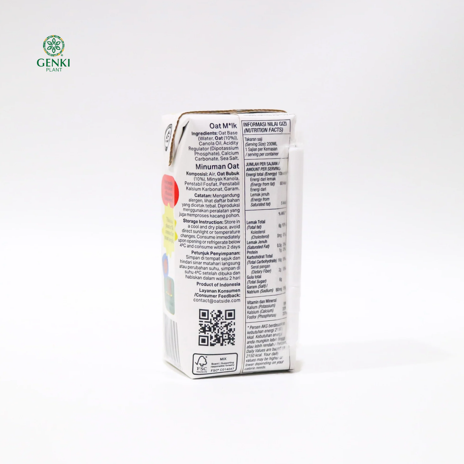 Oatside Barista Blend Oat Milk / Susu Gandum - 200 ml thumbnail 3