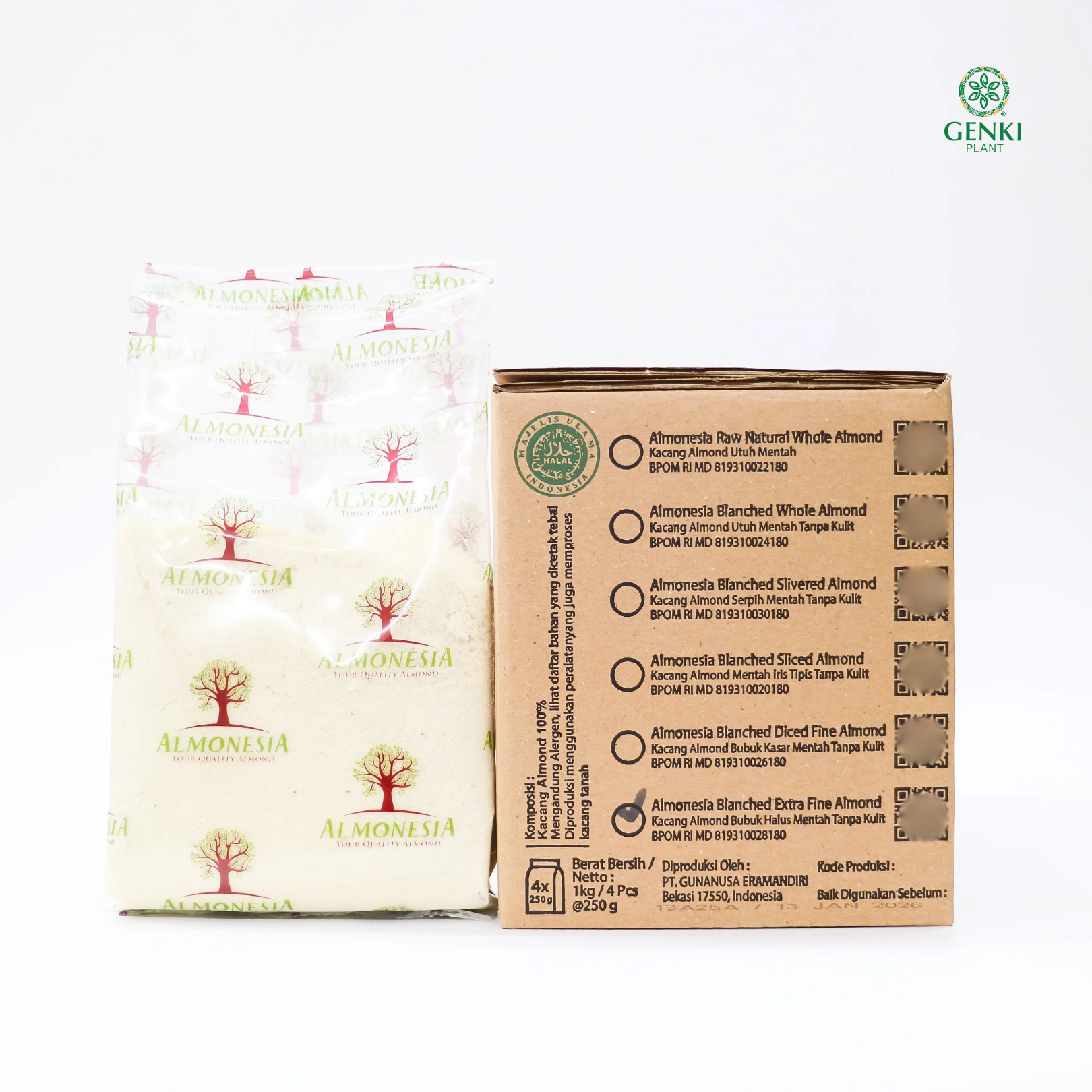 Almonesia Almond Flour - 250 gr thumbnail 2