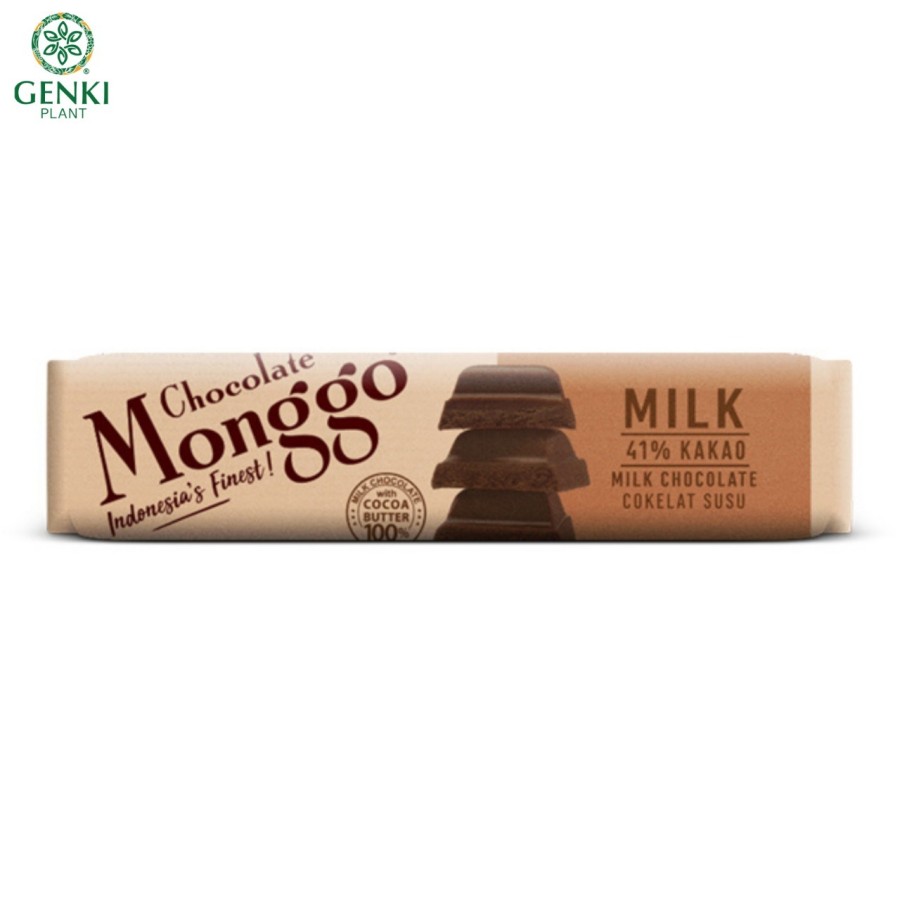 Chocolate Monggo Milk Chocolate 45% - 40 g