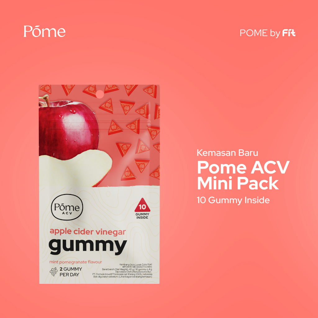 Pome ACV Gummy / Apple Cider Vinegar Gummy / Permen Cuka Apel - 10 pcs thumbnail 2