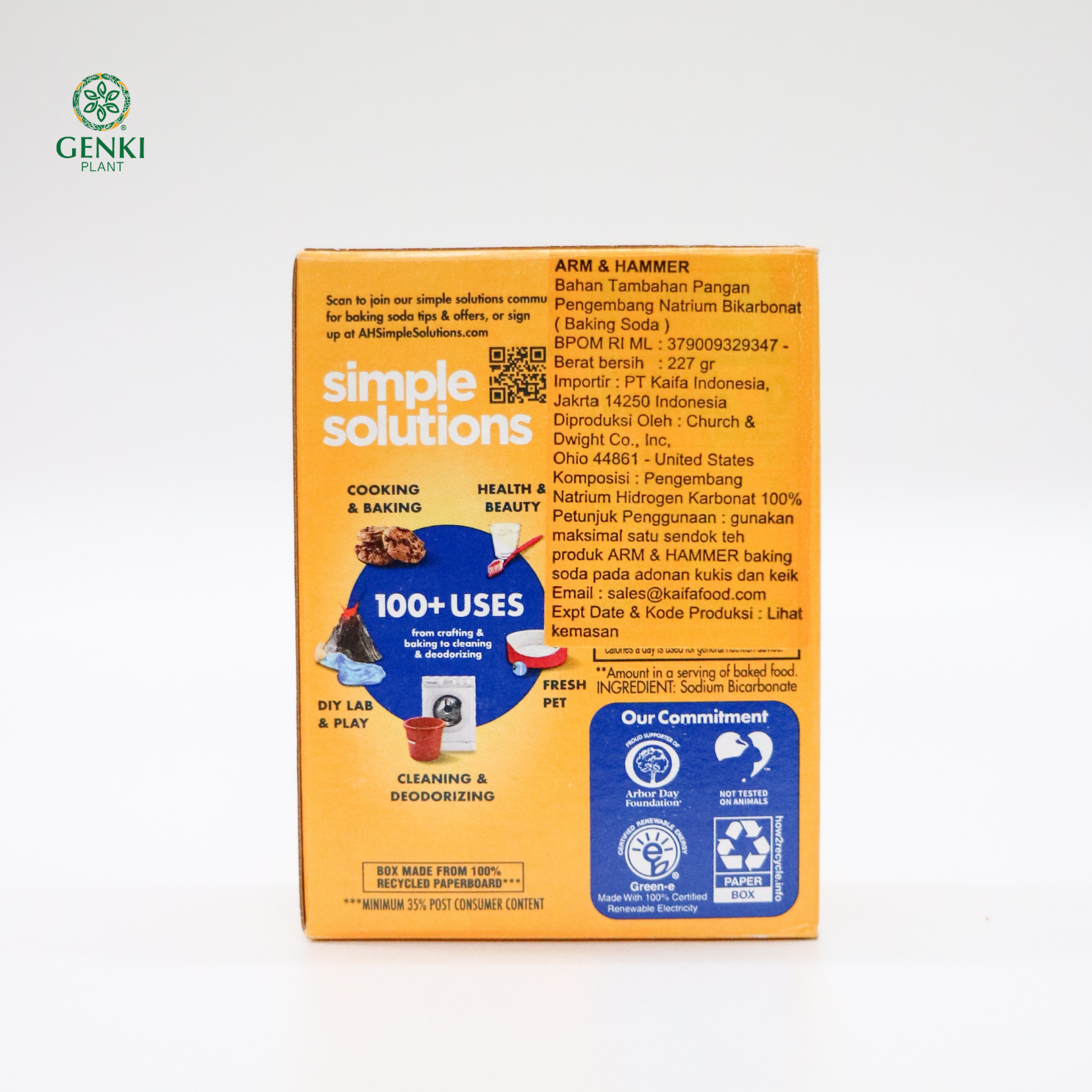 Arm & Hammer Pure Baking Soda - 226 g thumbnail 2