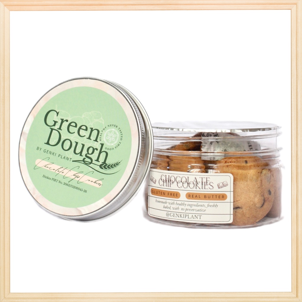 Green Dough Chocolate Chip Cookies - 120 g thumbnail 3