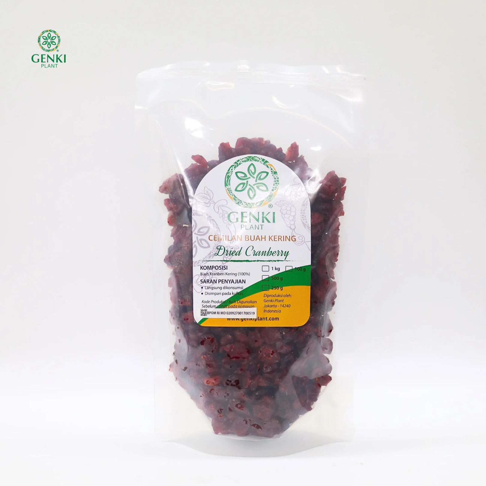 Dried Cranberry / Cranberries / Kranberi Kering - 500 g