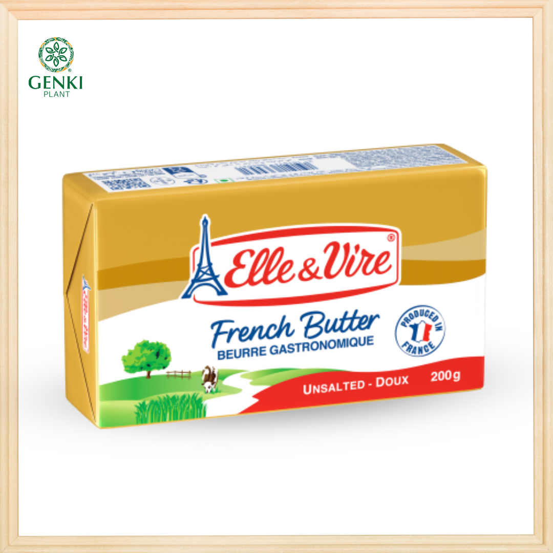 Elle & Vire Unsalted Butter Packet - 200 g