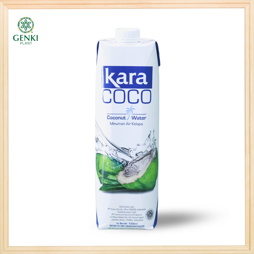 Kara Coco Pure Coconut Water / Air Kelapa Asli - 1 L