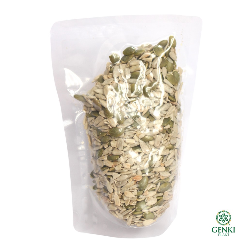Genki Plant Bijian Campur Panggang / Roasted Mix Seed - 100 g thumbnail 2