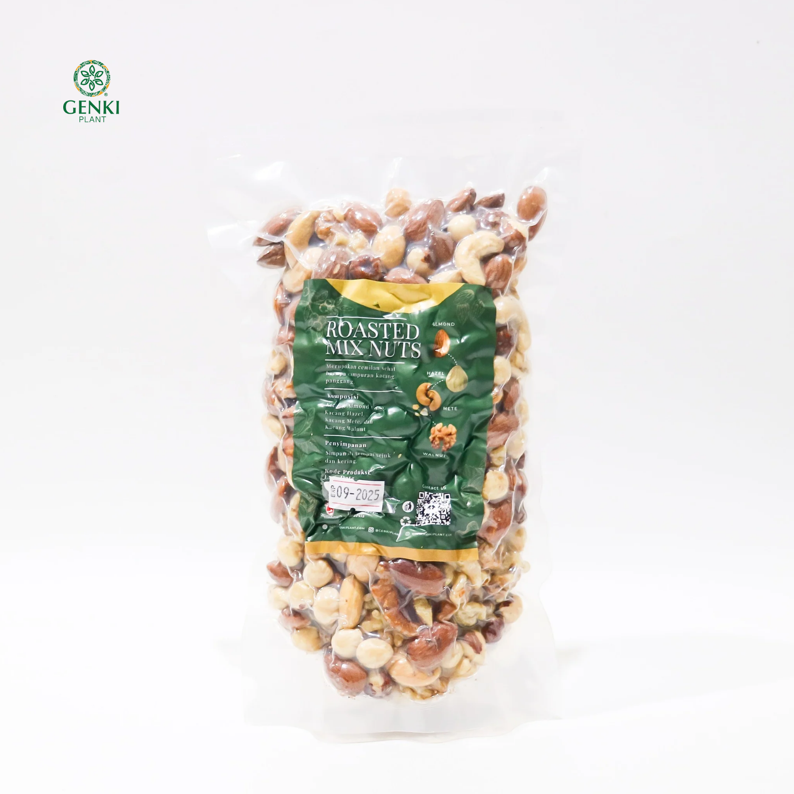 Genki Plant Kacang Campur Panggang / Roasted Mix Nut - 500 g thumbnail 2