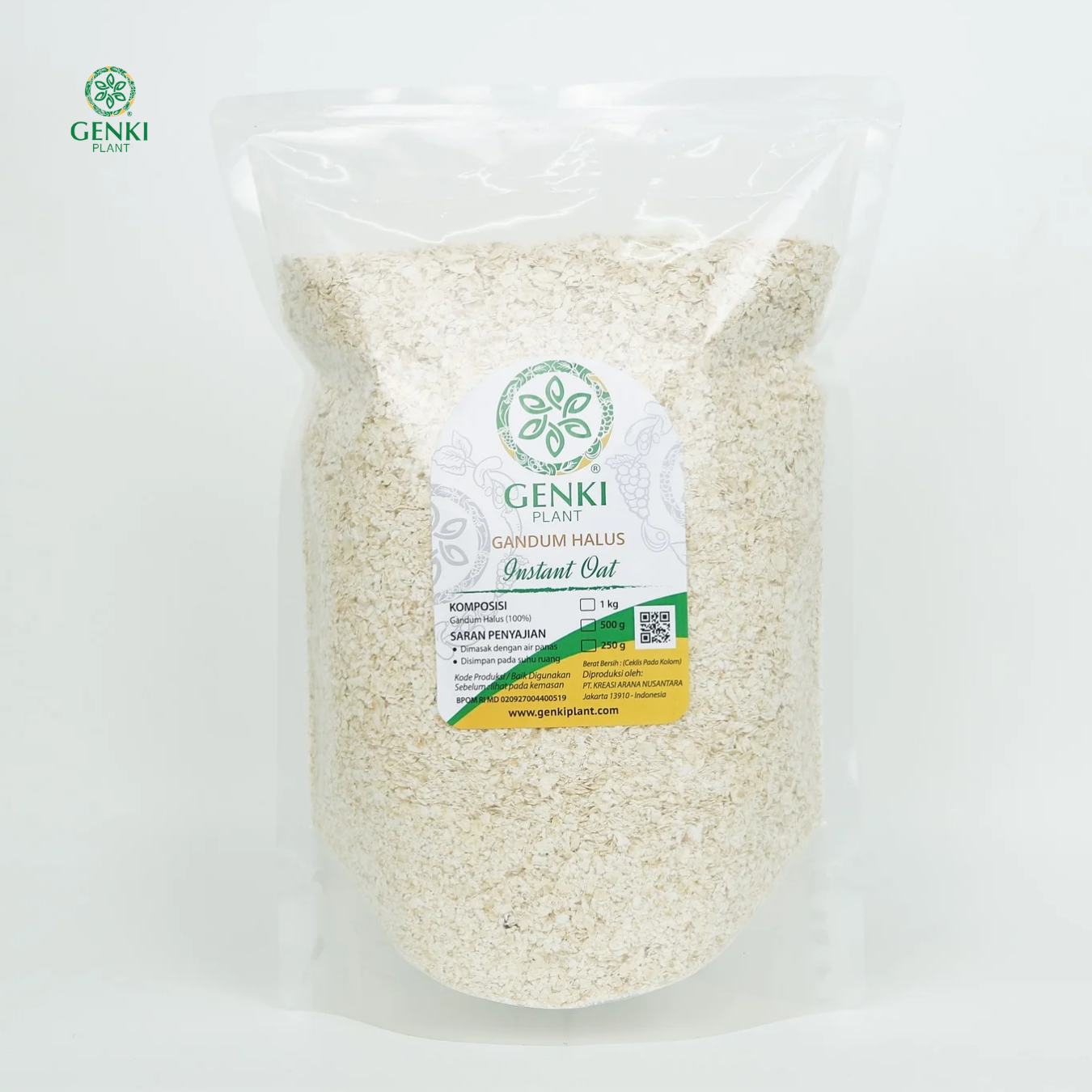 Instant Oat / Oatmeal / Oat Cepat Saji / Gandum Halus - 1 Kg
