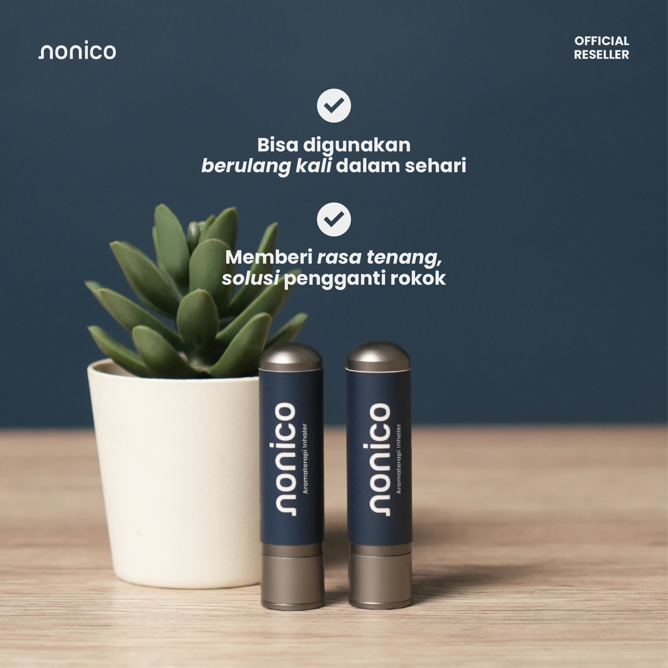 Nonico Inhaler Alami Bantu Kurangi Keinginan Merokok - 1 pcs thumbnail 4