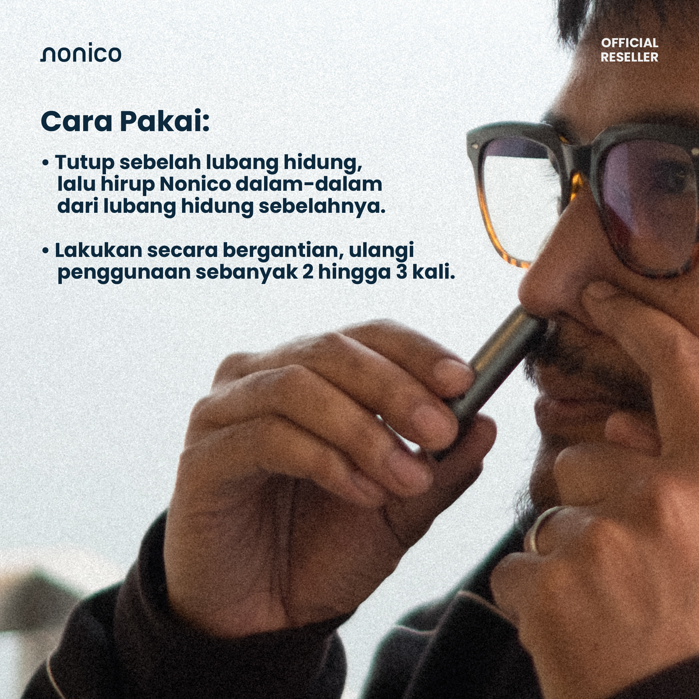 Nonico Inhaler Alami Bantu Kurangi Keinginan Merokok - 1 pcs thumbnail 5