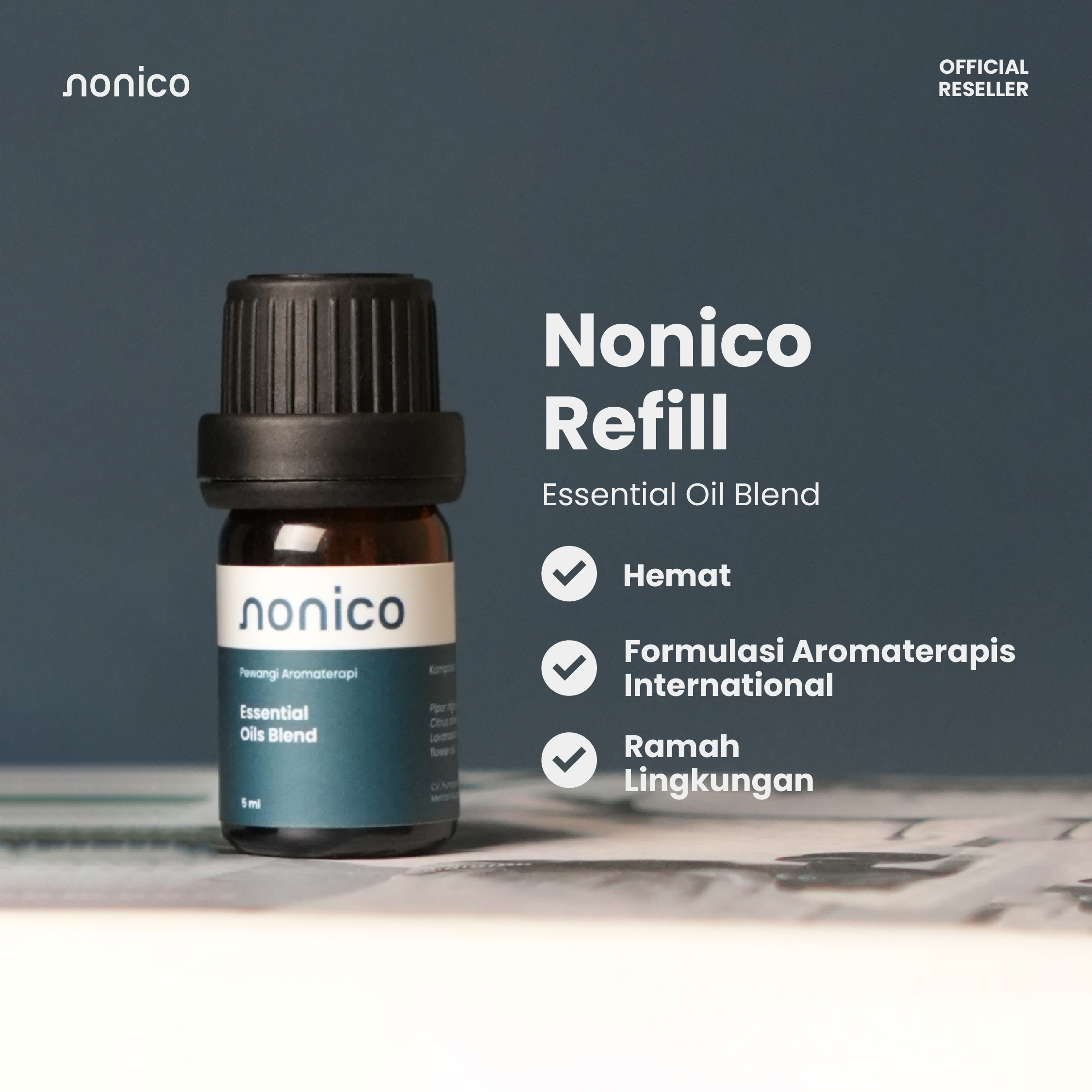 Nonico Refill Bantu Kurangi Keinginan Merokok Alami - 5 ml thumbnail 3