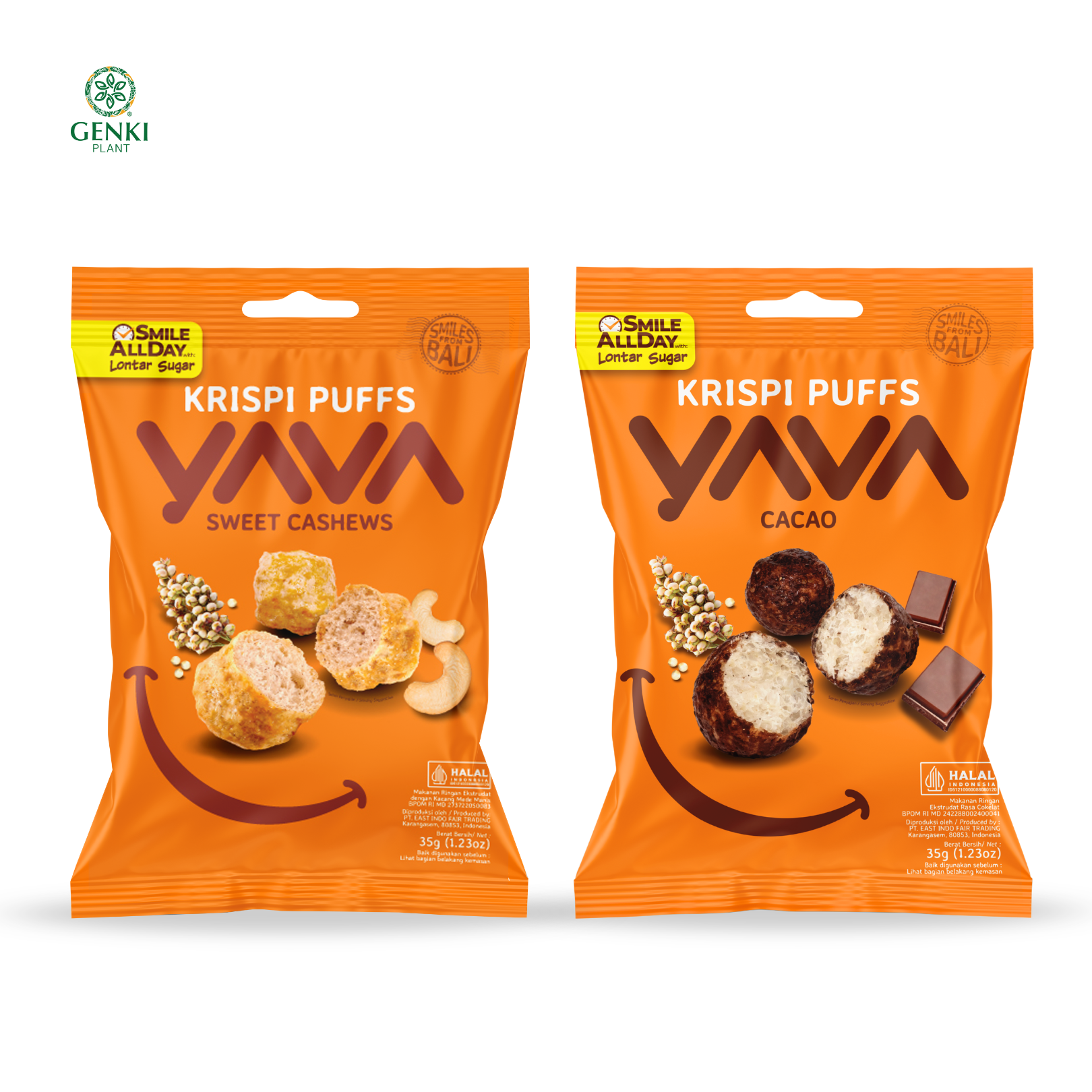 Krispi Puffs (East Bali Cashews) - 35 g