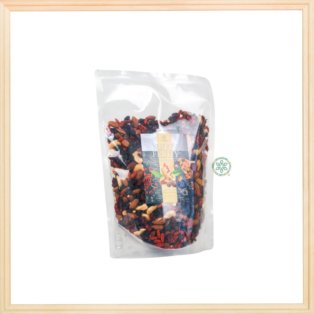 Nutty Fruity / Mix Nut and Dried Fruit / Cemilan Kacang dan Buah - 1 kg thumbnail 2