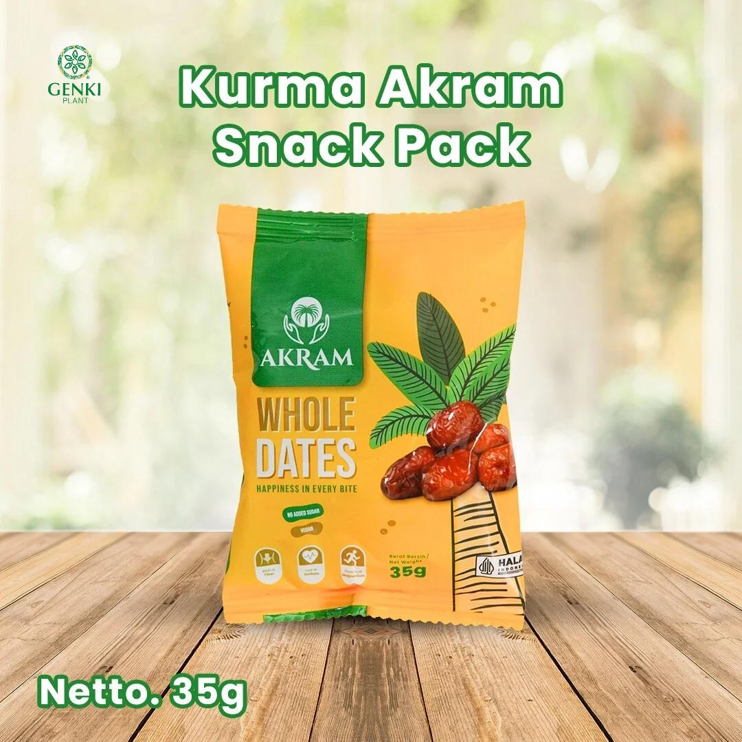 Kurma Akram Whole Dates Snack Pack - 35 g
