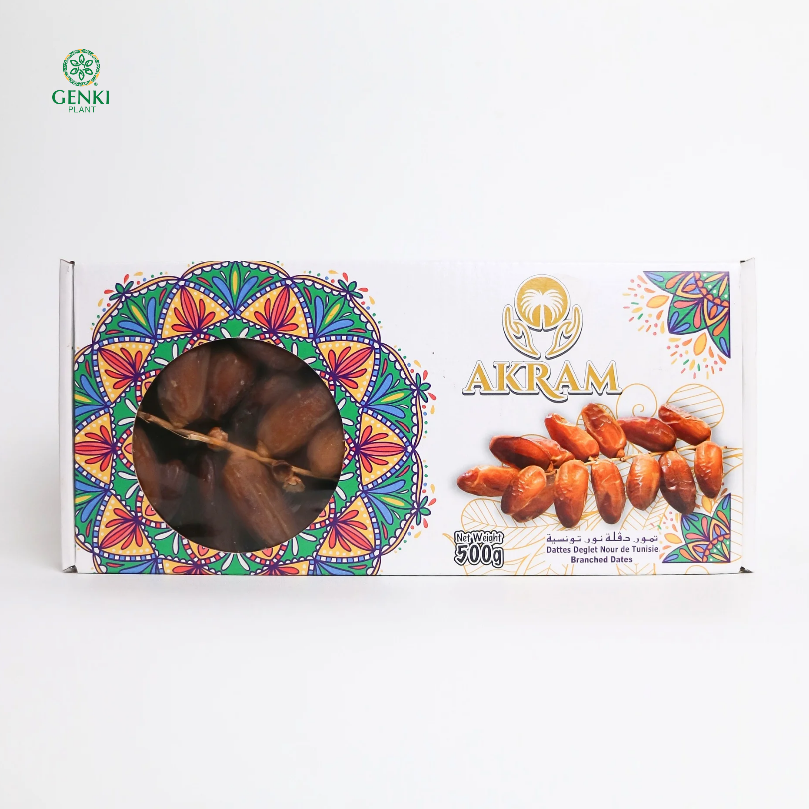 Akram Deglet Nour / Kurma Tangkai Tunisia - 500 g
