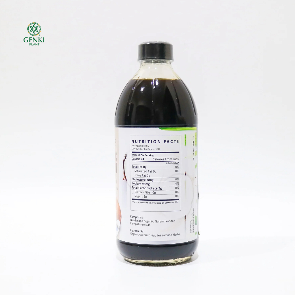 Organic Coconut Aminos / Kecap Asin Kelapa - 500 ml thumbnail 2
