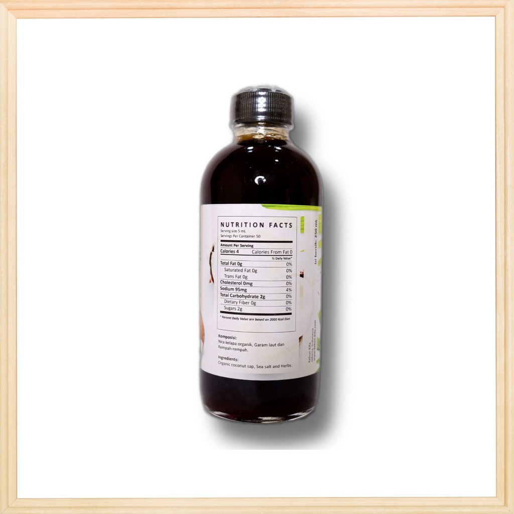 Organic Coconut Aminos / Kecap Asin Kelapa - 250 ml thumbnail 2