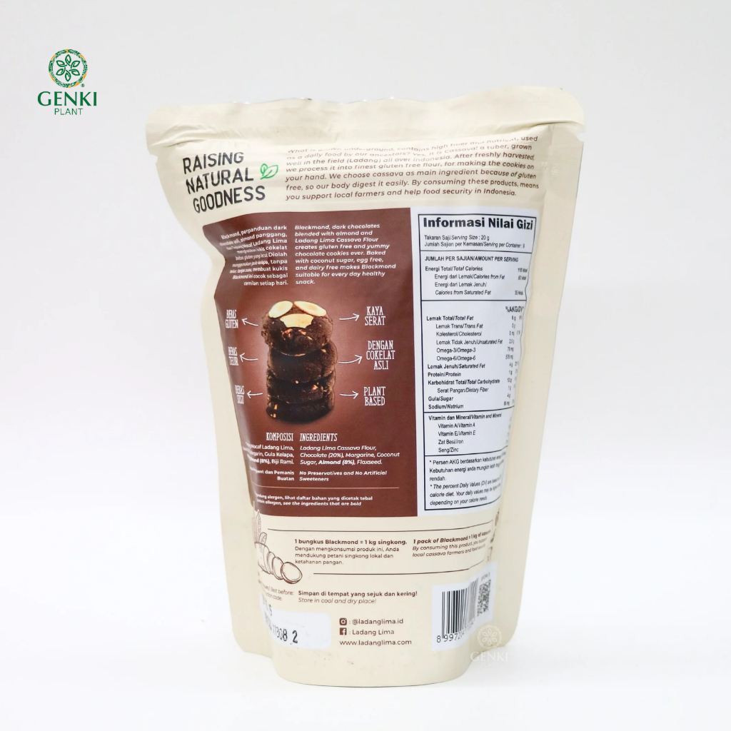 Ladang Lima Blackmond Cookies - 180 g thumbnail 2