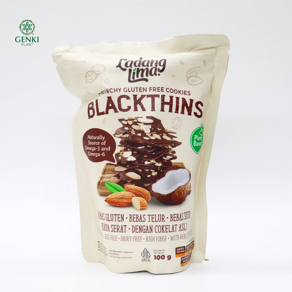 Ladang Lima Blackthins Cookies - 100 g