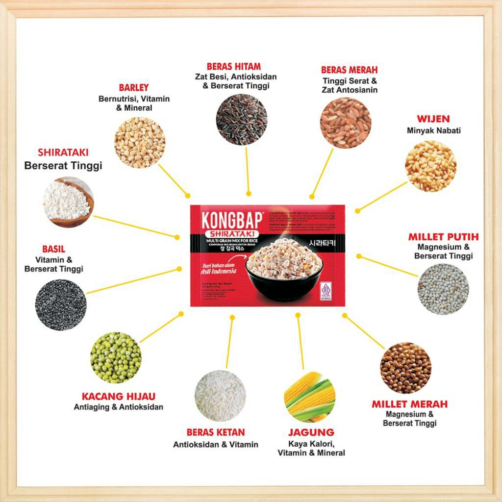 Kongbap Multi Grain Mix Shirataki - 150 g thumbnail 3