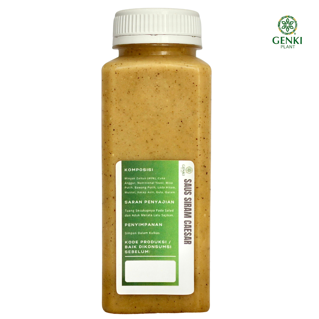 Vegan Caesar Dressing / Saus Siram Caesar / Salad Dressing - 250 ml thumbnail 2
