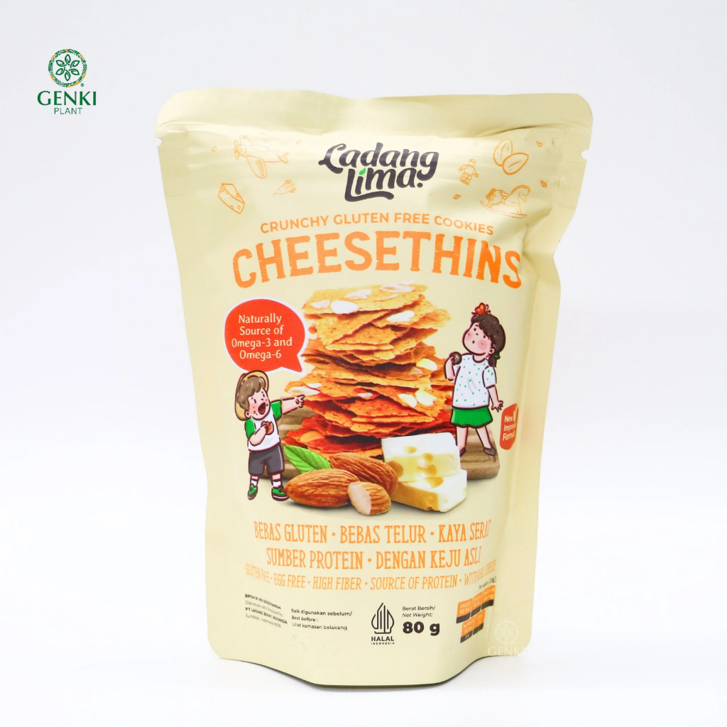 Ladang Lima Cheesethins Cookies - 80 g