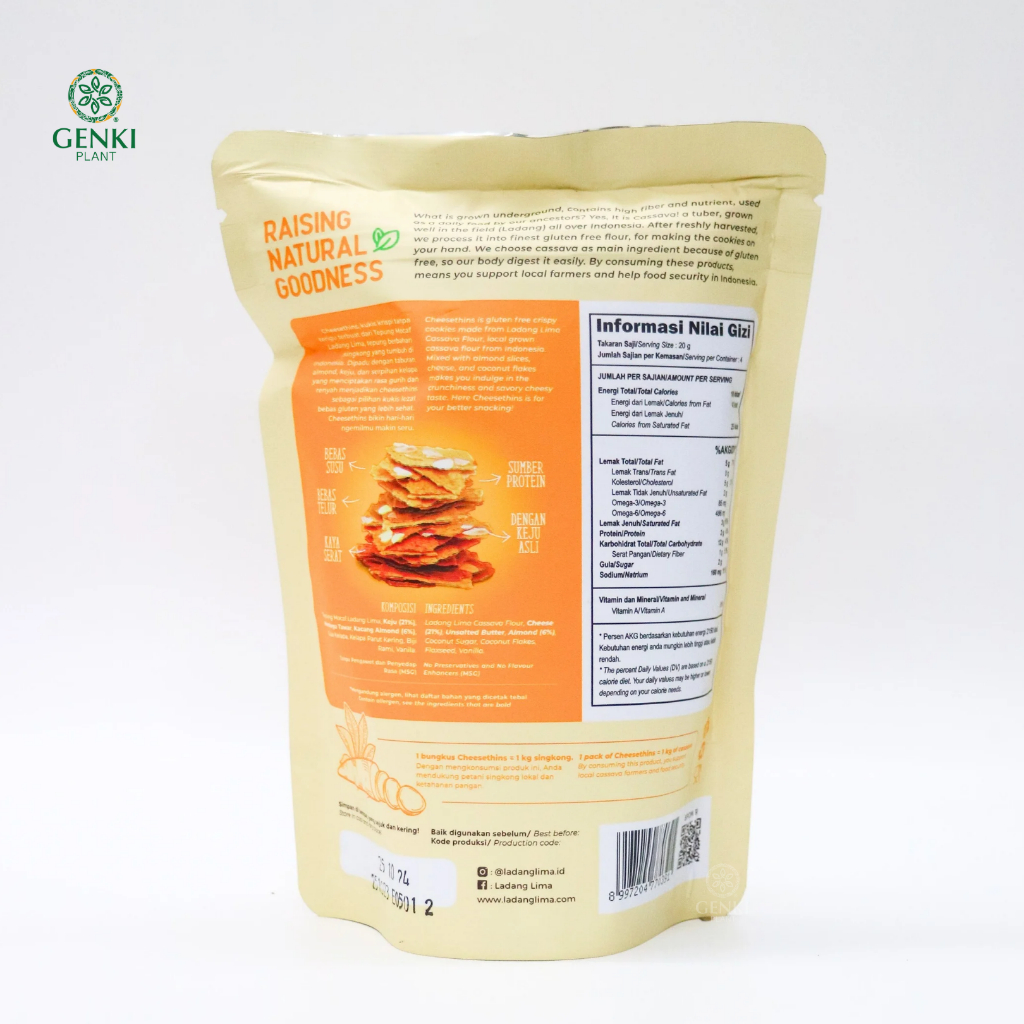 Ladang Lima Cheesethins Cookies - 80 g thumbnail 2