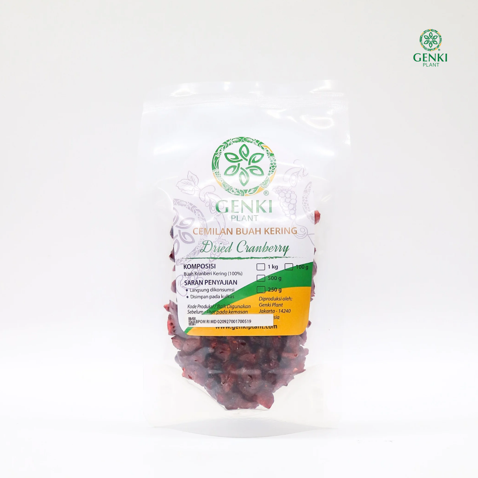 Dried Cranberry / Cranberries / Kranberi Kering - 100g