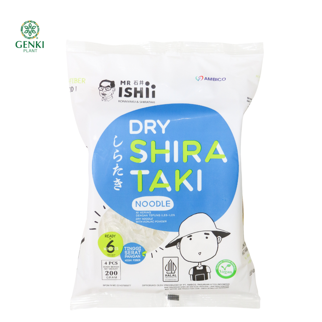 Shirataki Dry Noodle - 200g (Mie Kering Shirataki)