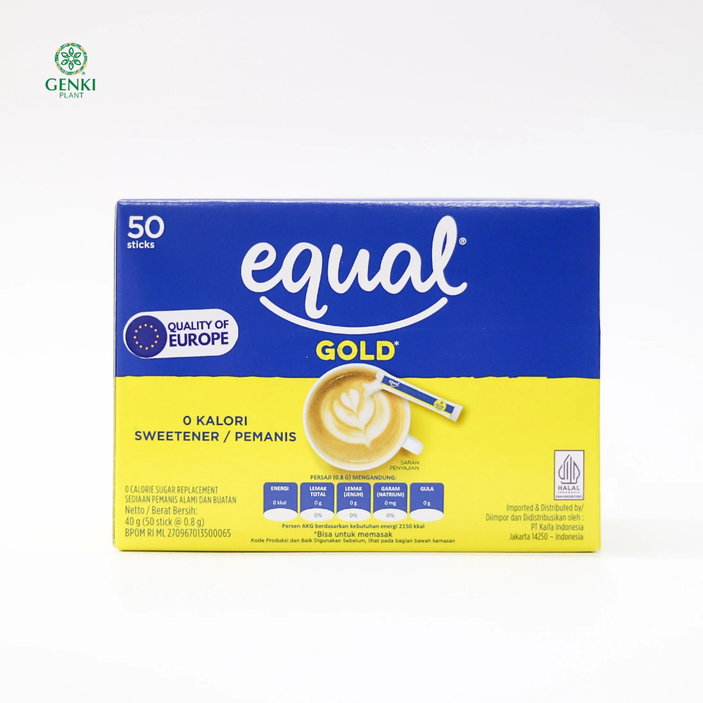 Equal Gold / Pemanis Nol Kalori - 50 Sticks