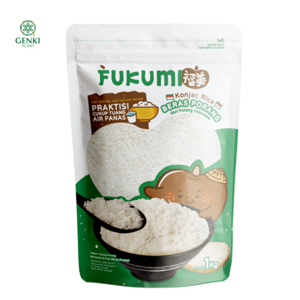 Fukumi Konjac Rice / Beras Shirataki Konnyaku - 1 kg