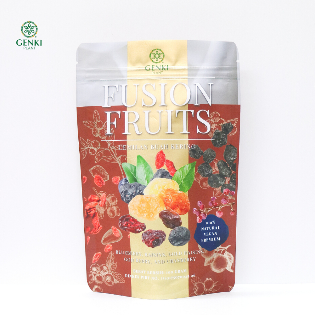 Fusion Fruit / Mix Dried Fruit / Cemilan Buah Kering - 100 g