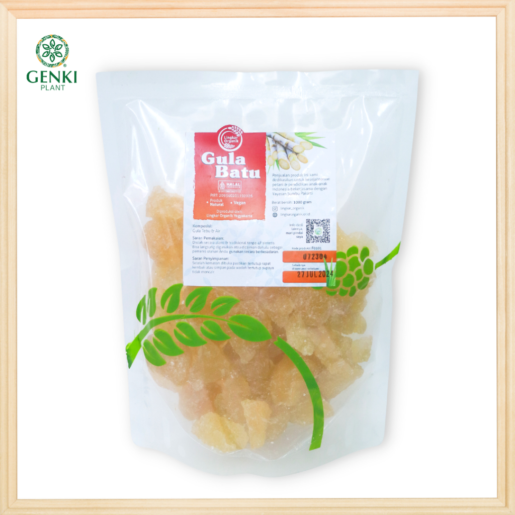 Lingkar Organik Gula Batu - 1 kg