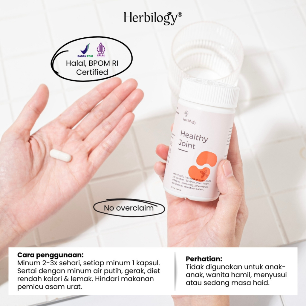 Herbilogy Healthy Joint Capsules (60 Capsules) thumbnail 3