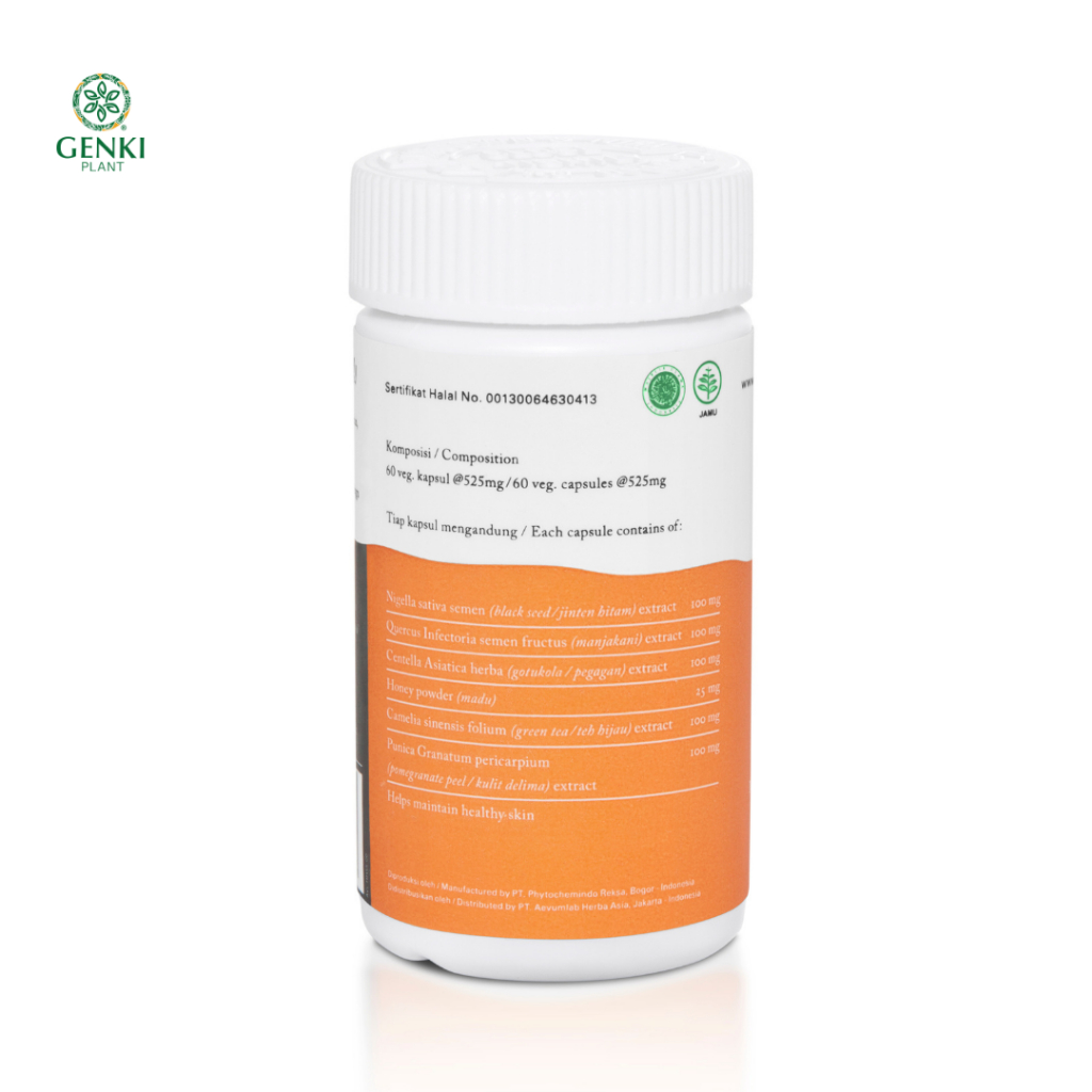 Herbilogy Healthy Skin Capsule - 60 capsules thumbnail 2
