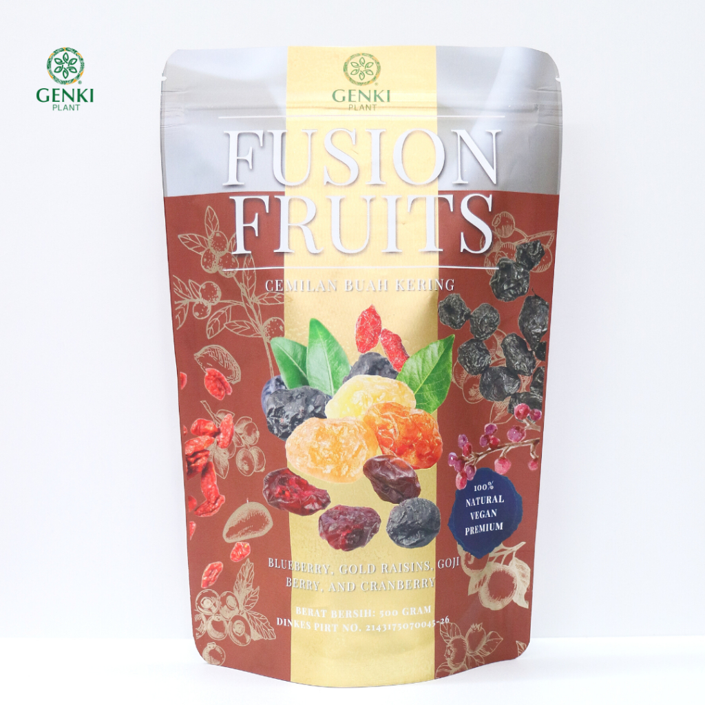 Fusion Fruit / Mix Dried Fruit / Cemilan Buah Kering - 500 g