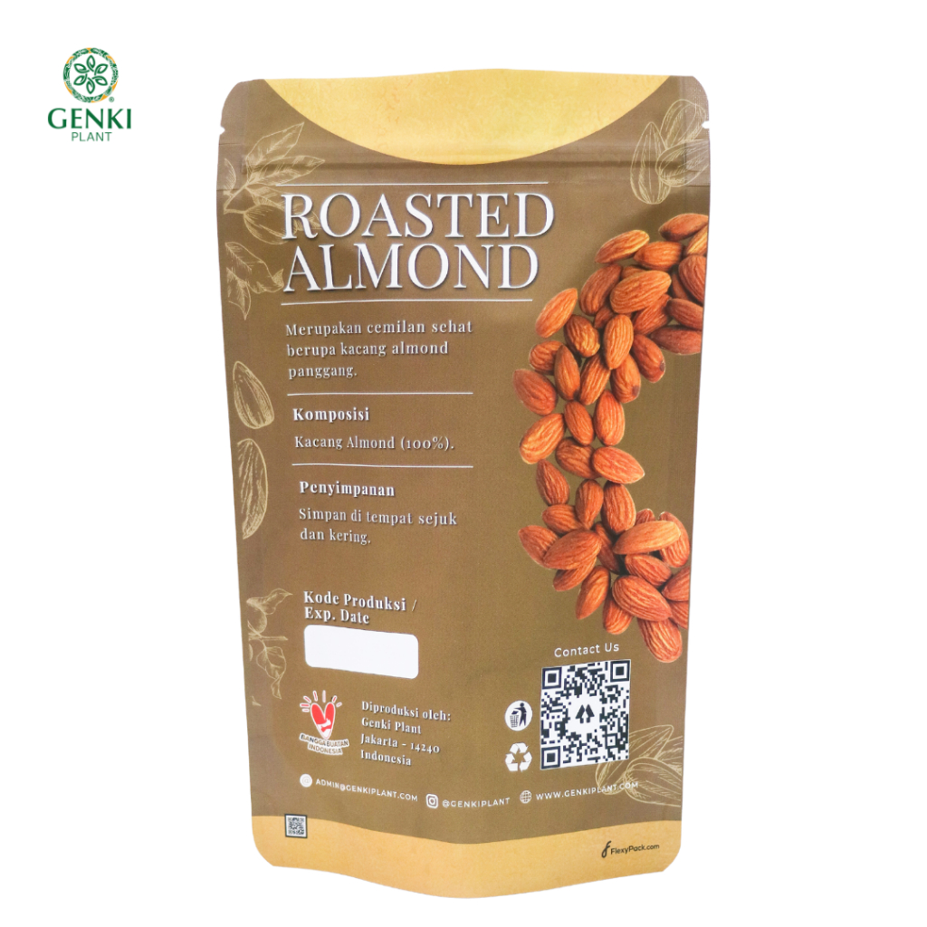Roasted Almond / Kacang Almond Panggang - 250 g thumbnail 2