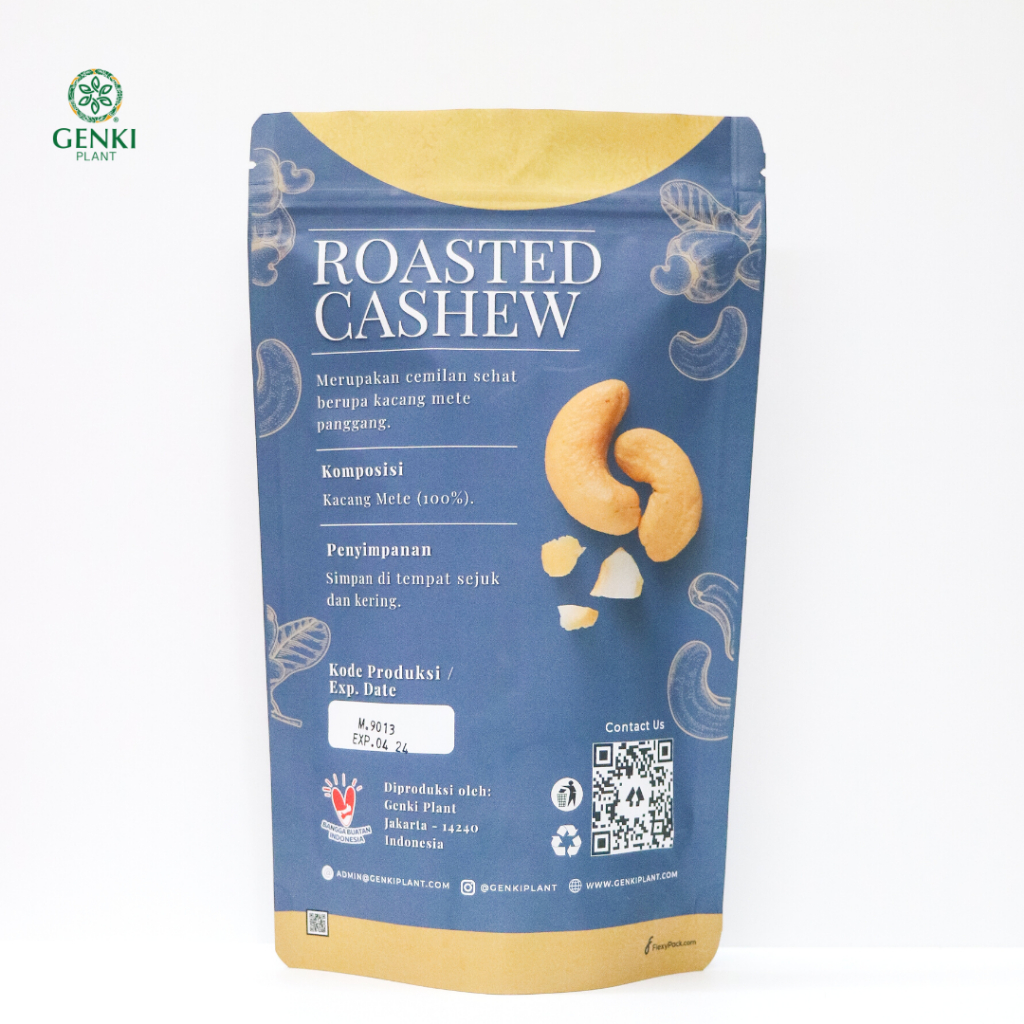 Roasted Cashew Nut / Kacang Mete Panggang Jumbo - 250 g thumbnail 2