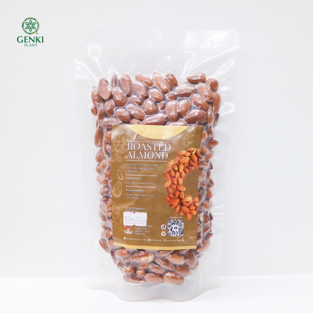 Roasted Almond / Kacang Almond Panggang - 500 g thumbnail 2