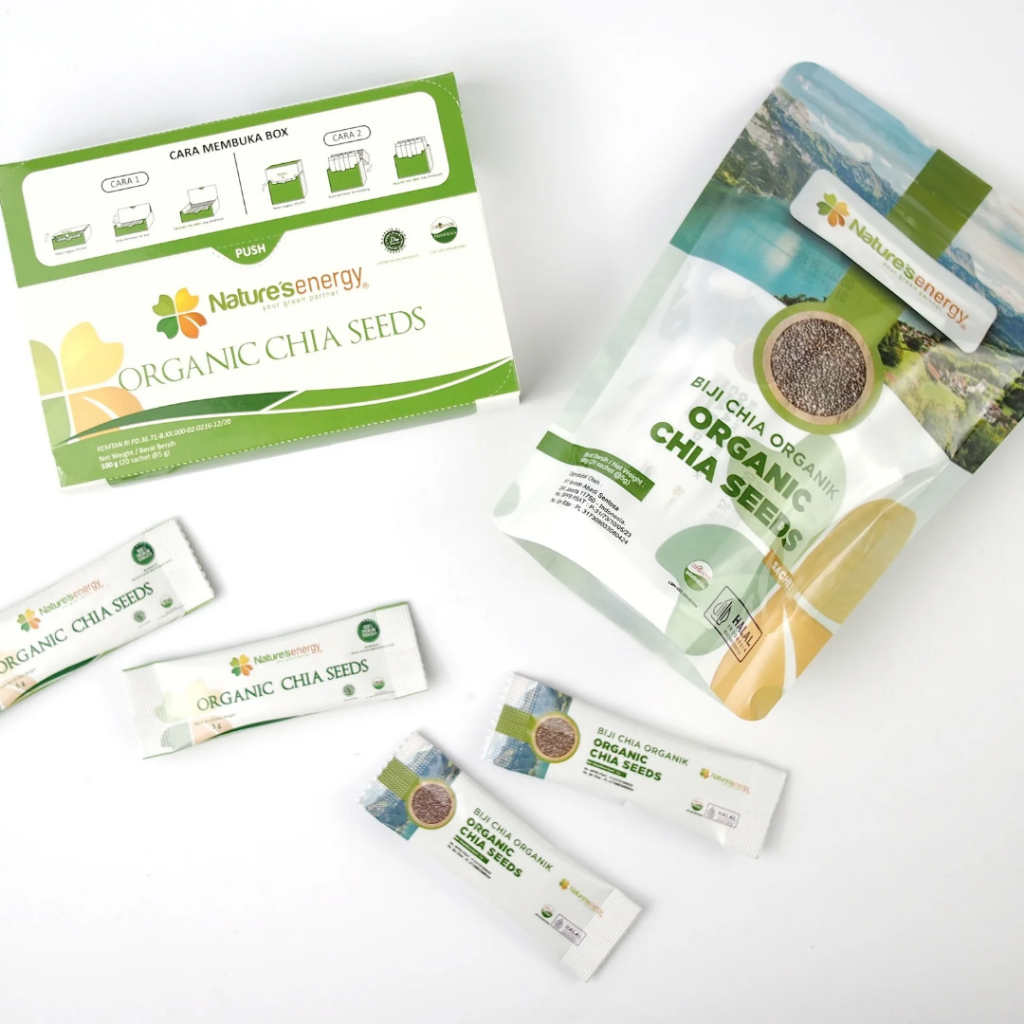 Nature`s Energy Organic Black Chia Seed - 5 g x 20 sachet thumbnail 2