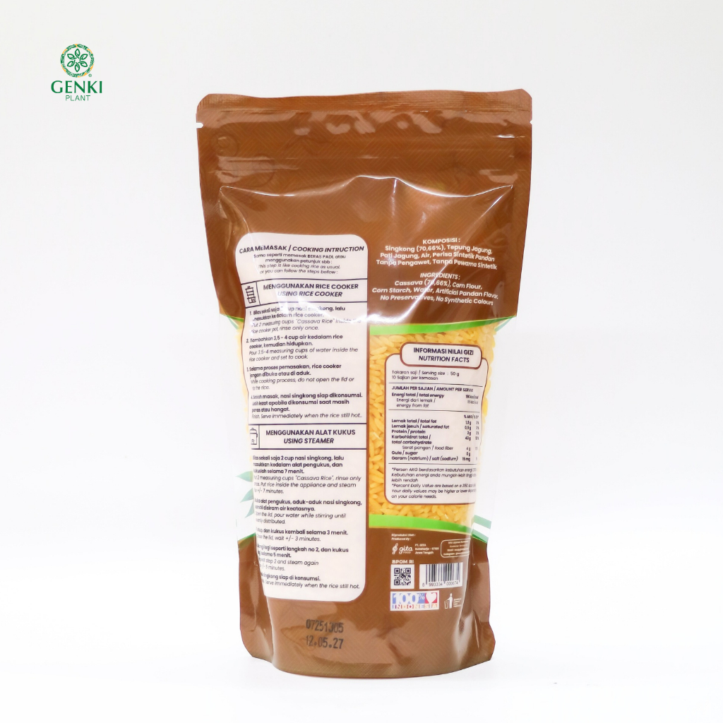 Sego Singkong / Beras Singkong - 500 g thumbnail 2