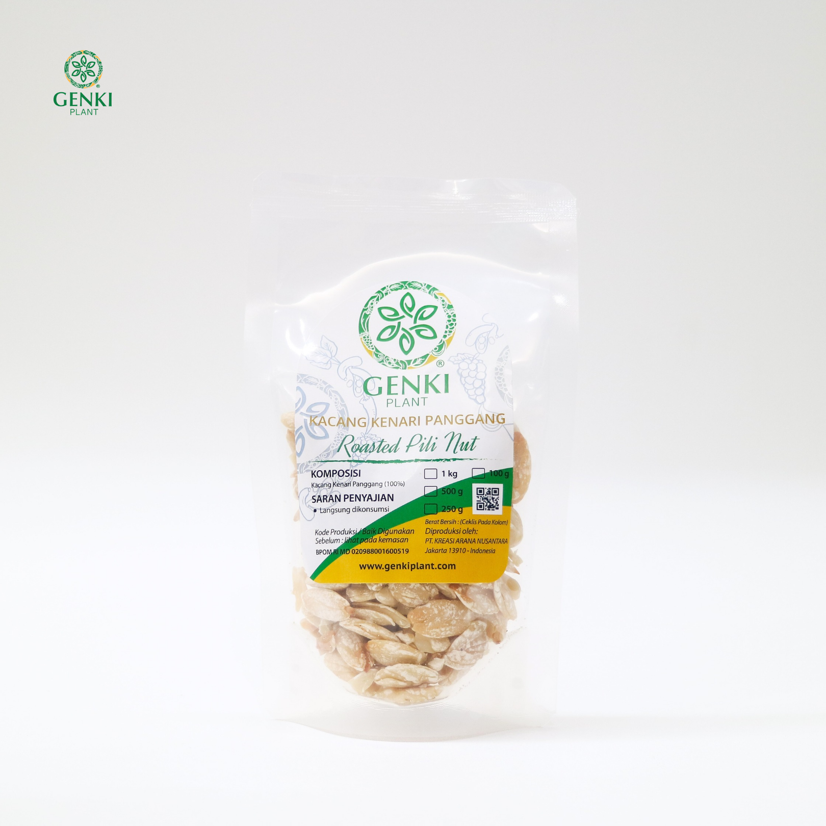 Kacang Kenari Panggang / Roasted Pili Nut - 100 g