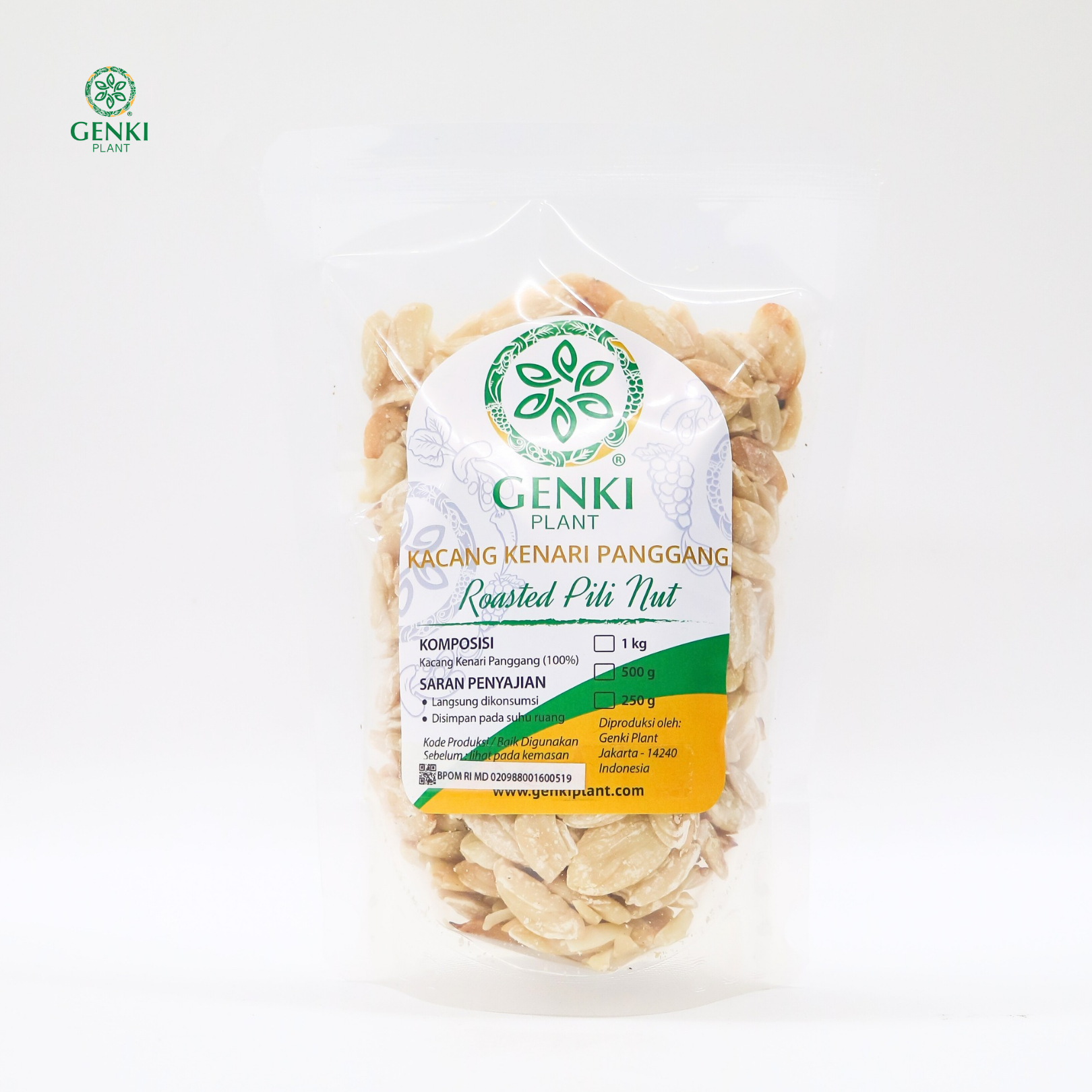Kacang Kenari Panggang / Roasted Pili Nut - 250 g