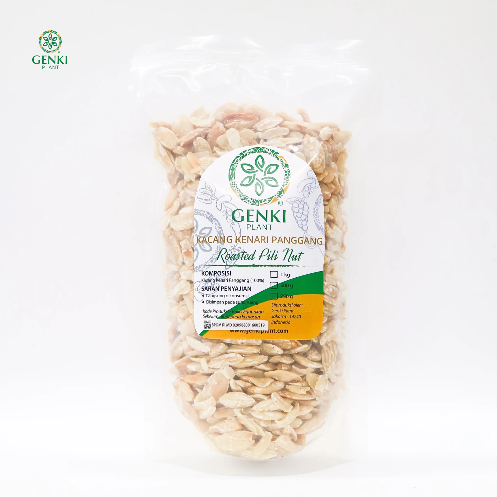 Kacang Kenari Panggang / Roasted Pili Nut - 500 g