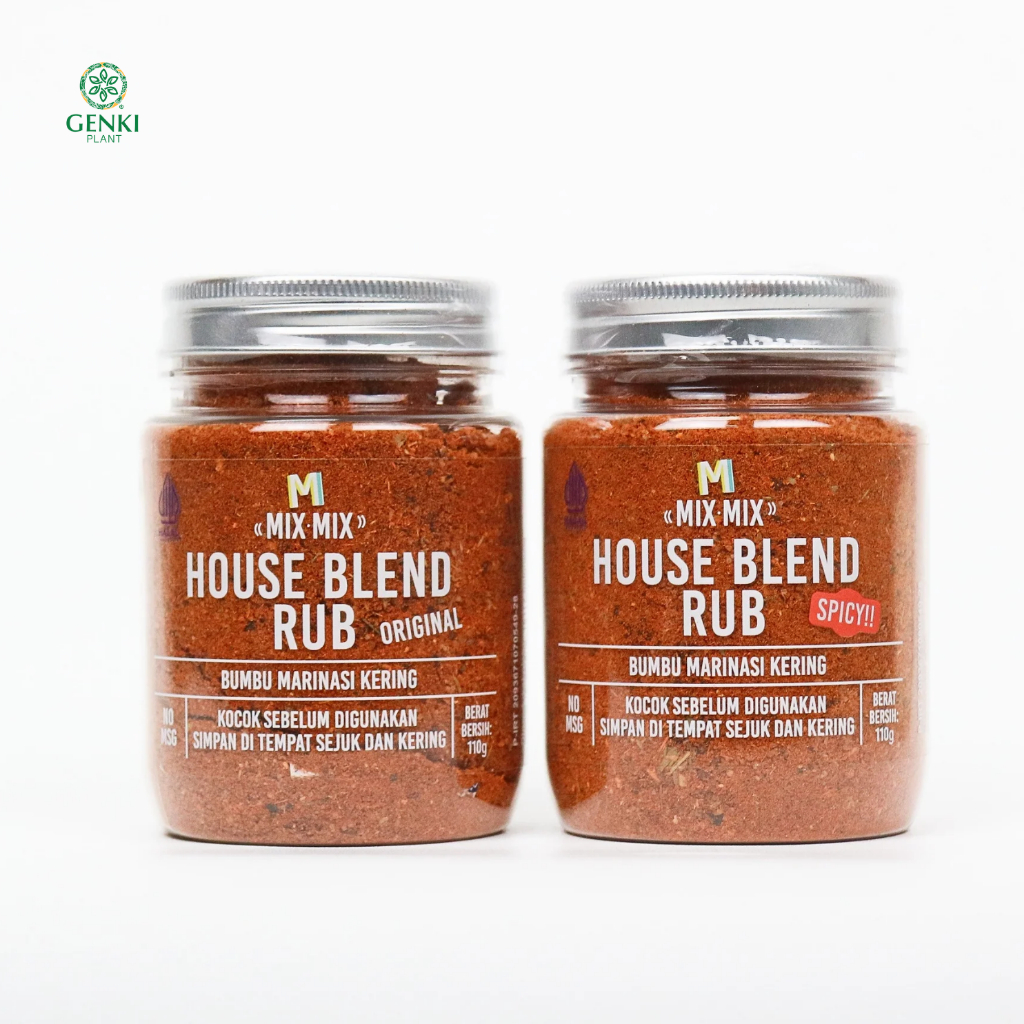 Mixmix House Blend Dry Rub / Bumbu Marinasi Serbaguna No MSG - 110 g